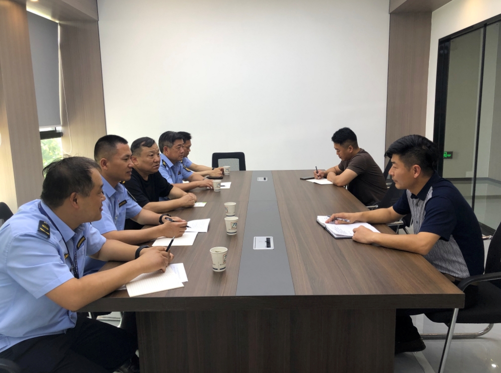 热烈欢迎淮北市相山区应急管理局领导和专家一行莅临我司考察交流！